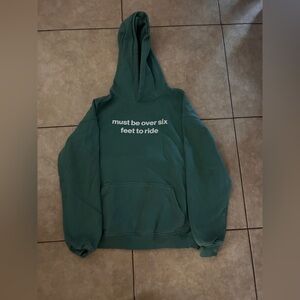 must 6ft to ride hoodie